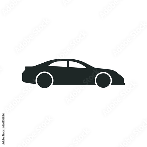 Car monochrome icon set. Simple solid style. Pictogram, silhouette, automotive, black, shape, flat sign, symbol, vehicle concept. Vector illustration isolated on white background EPS 10 © Skydot