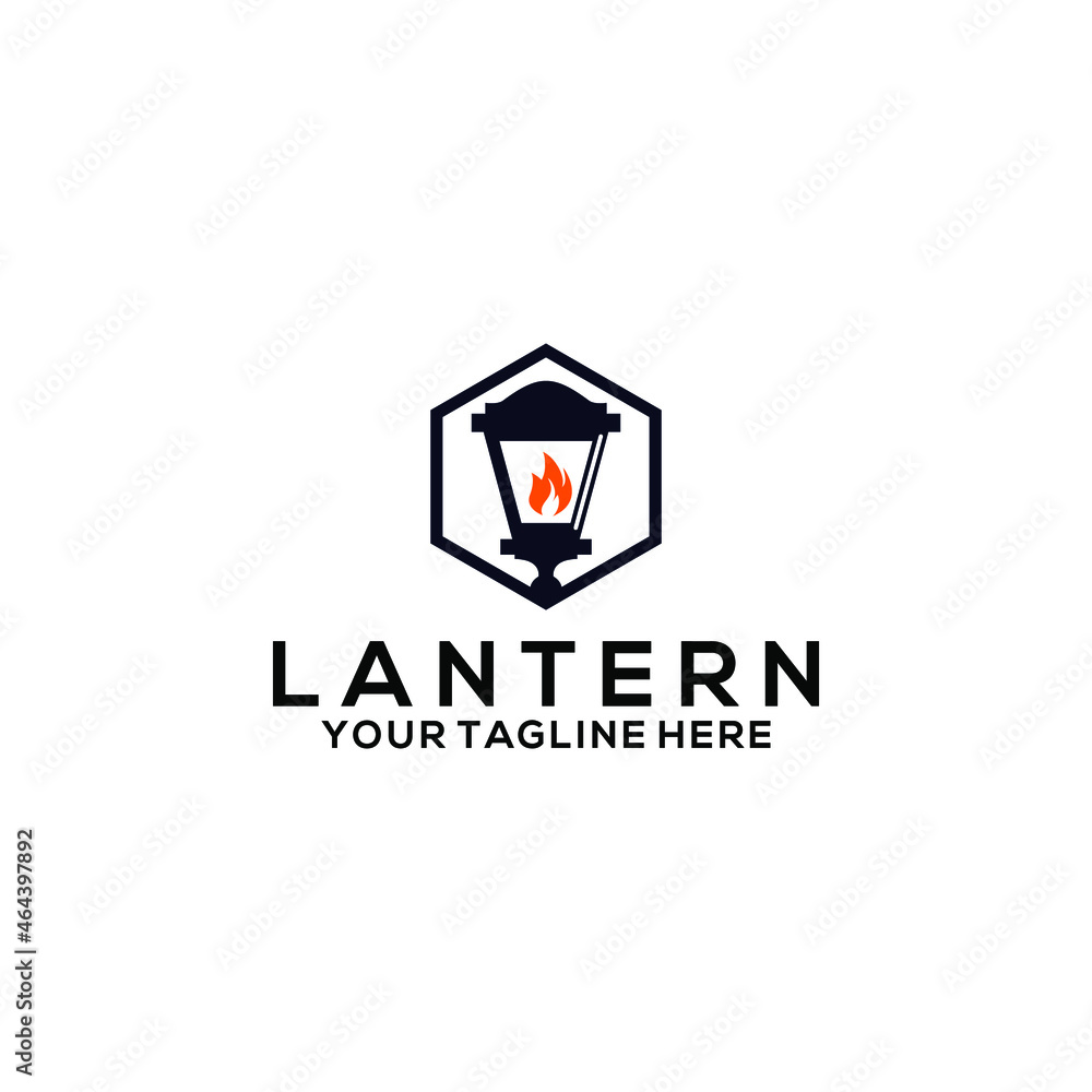 Good lantern logo template vector Good lantern logo template vector