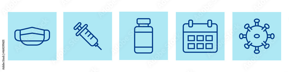 Vaccine Basic Icons Vaccine Basic Icons