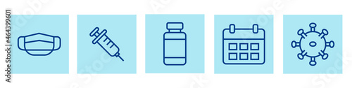 Vaccine Basic Icons