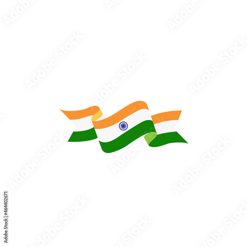 national flag india background vector illustration logo design
