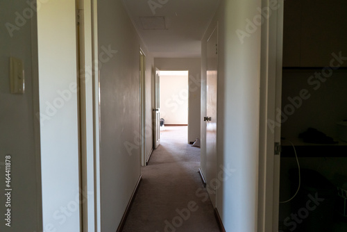 A view of the hallway to my empty apartment