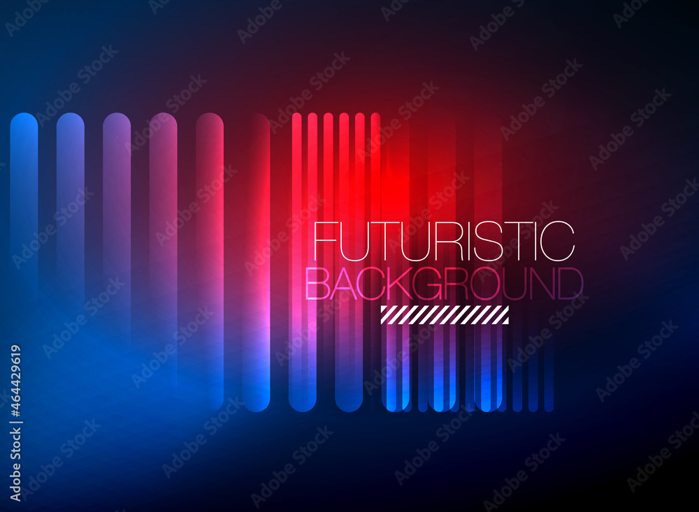 Bright neon color techno abstract background, shiny glowing neon lines in the dark background Bright neon color techno abstract background, shiny glowing neon lines in the dark background