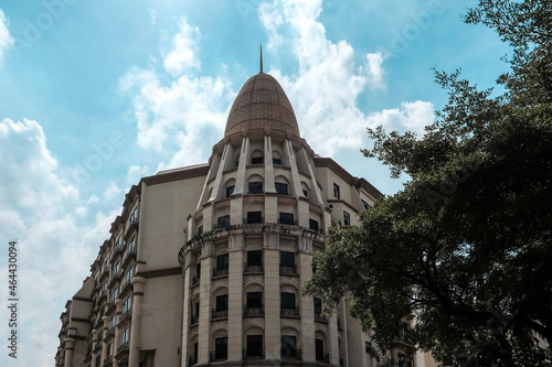 Canvas Print Modern office business building in a big city around Sukhumvit, Ekkamai area wit
