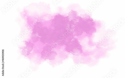 abstract watercolor hand drawn background. pink clouds on white background. pink clouds on a white background. watercolor brush watercolor. © Creative Design