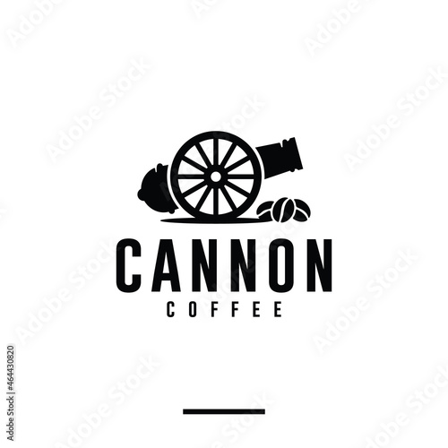 cannon coffee , shop ,logo design inspiration