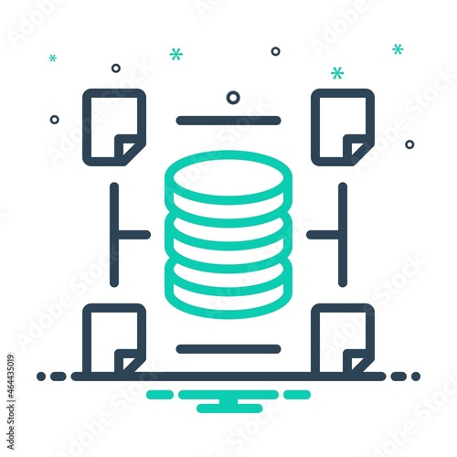 Mix icon for databases