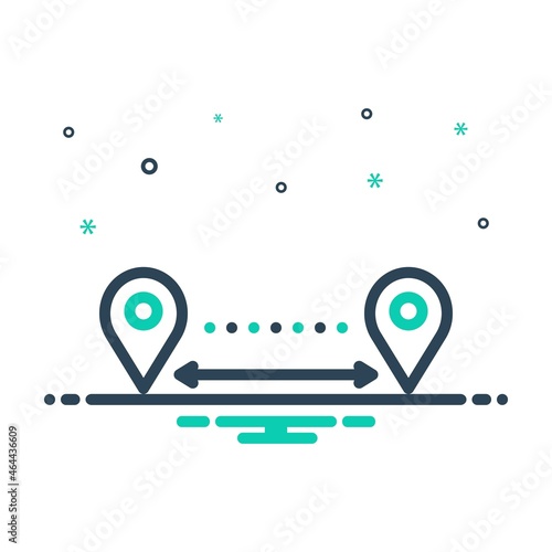 Mix icon for distances