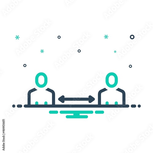 Mix icon for distances
