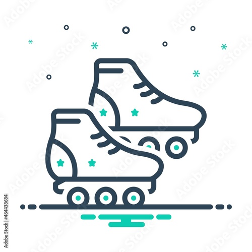 Mix icon for skating
