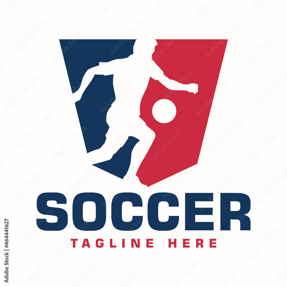 Soccer symbol vector design.