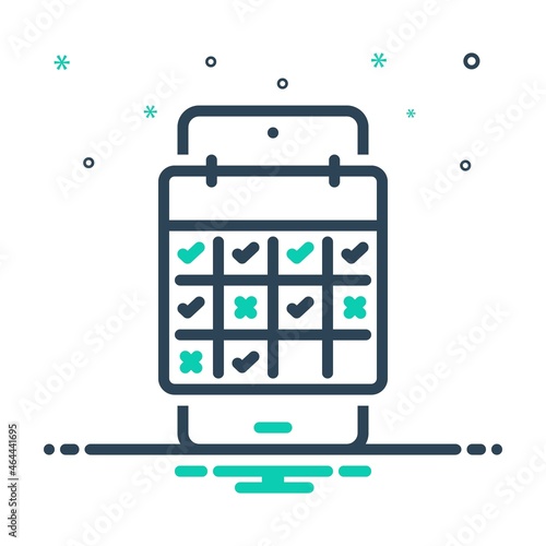 Mix icon for planned