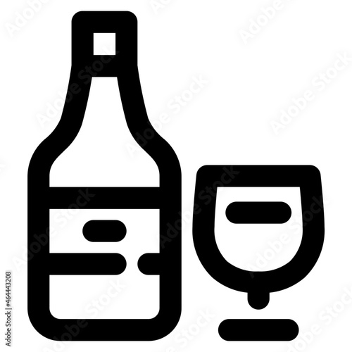 Wine bottle icon