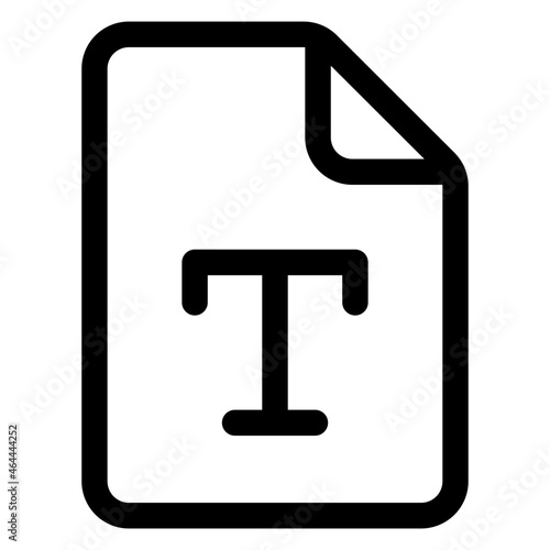 Text file icon