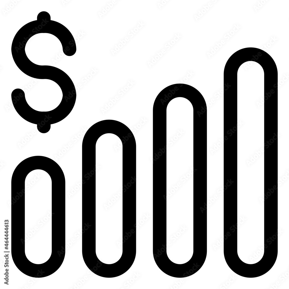 Profit graph icon Profit graph icon