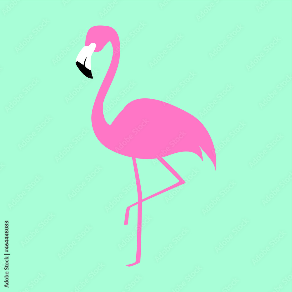 Simple Pink Flaming illustration blue Simple Pink Flaming illustration blue