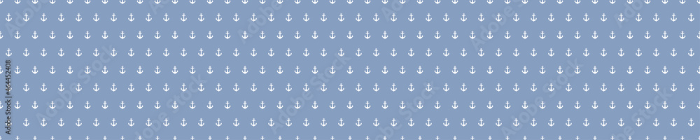 Blue seamless pattern with anchors Blue seamless pattern with anchors