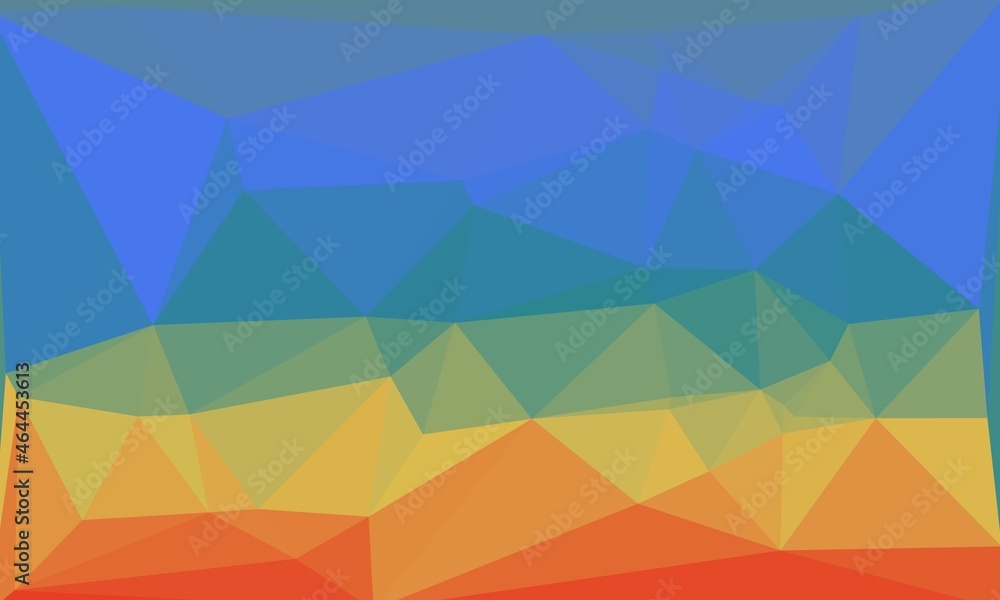 Fototapeta premium vibrant abstract multicolored background with poly pattern