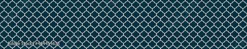 Blue Moroccan tiles seamless pattern