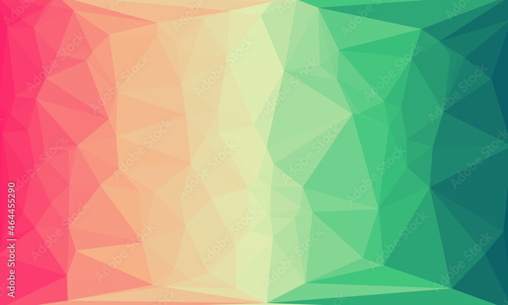 Obraz premium vibrant creative prismatic background with polygonal pattern