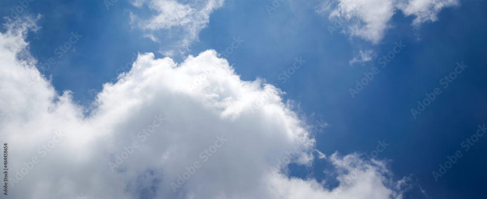 Blue sky background with white clouds. Panorama Blue sky background with white clouds. Panorama