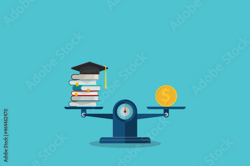 investment in education concept . Vector illustration