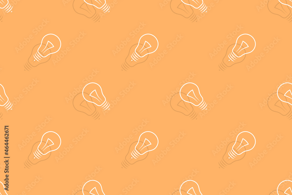 Background on the theme of light bulbs and lighting.Seamless pattern From the silhouette of light bulbs. Background on the theme of light bulbs and lighting.Seamless pattern From the silhouette of light bulbs.