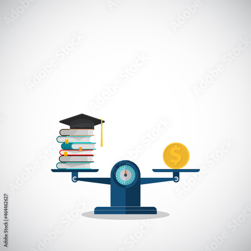 investment in education concept . Vector illustration