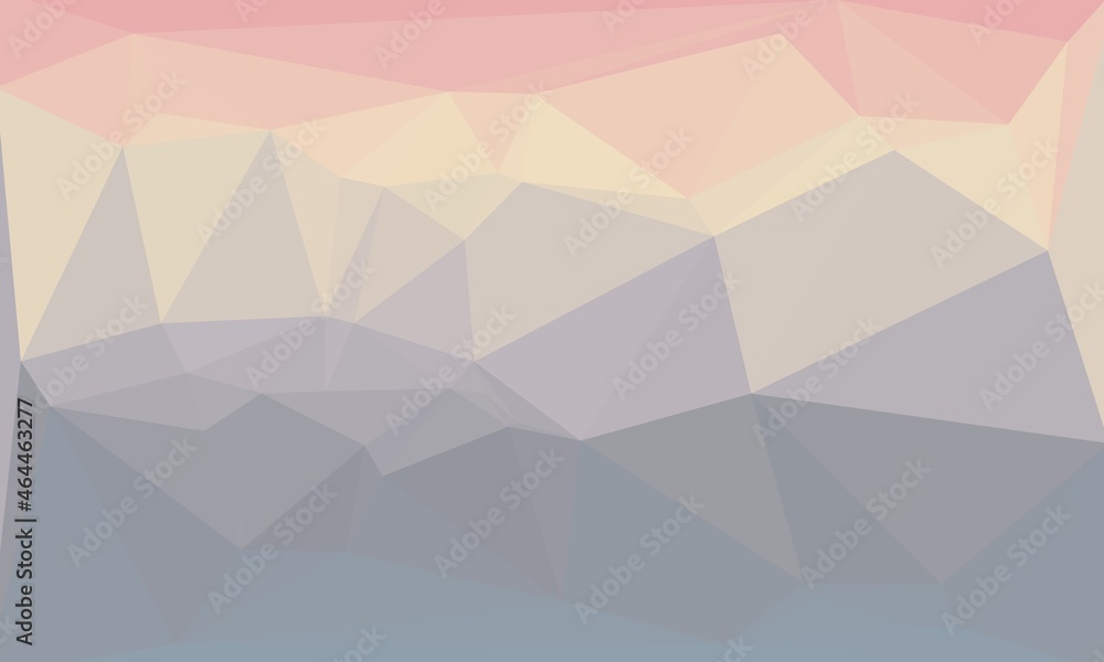 vibrant colorful geometric background with mosaic design