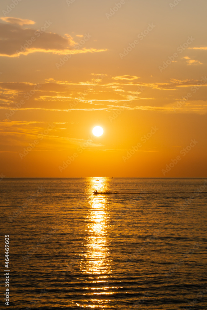 Ocean sea sunrise