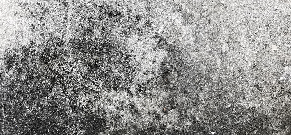 Obraz premium Dirty cement surface, lemongrass stains, thailand.