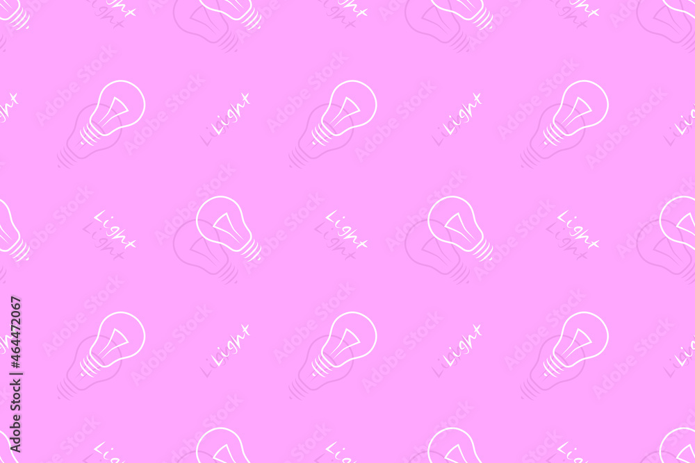 Background on the theme of light bulbs and lighting.Seamless pattern From the silhouette of light bulbs. Background on the theme of light bulbs and lighting.Seamless pattern From the silhouette of light bulbs.