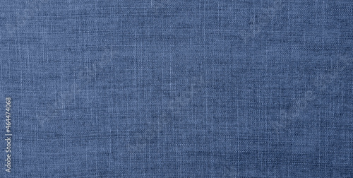 Natural cotton or linen textile. Grunge fabric texture for background