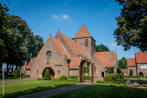 The new Roman Catholic Mattheus church in the village called Eibergen, in the province of Gelderland, region 'Achterhoek', the Netherlands