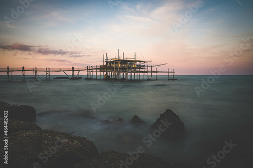 sunset on the sea
