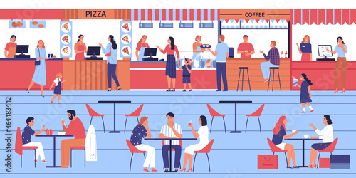 Canteen Food Court Composition