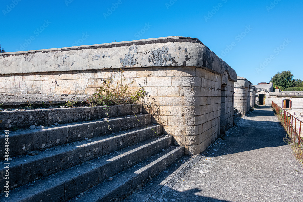 Fort Benedetto, Part of the Barbariga Defence Groupin Istria. Forno Fortress is a coastal fortress located in Barbariga, which the Austrian Navy built in 1904 to protect its main port.