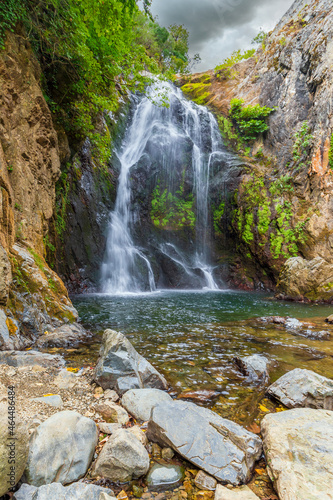 Fototapeta Naklejka Na Ścianę i Meble -  Termal Sudusen waterfall view in Yalova