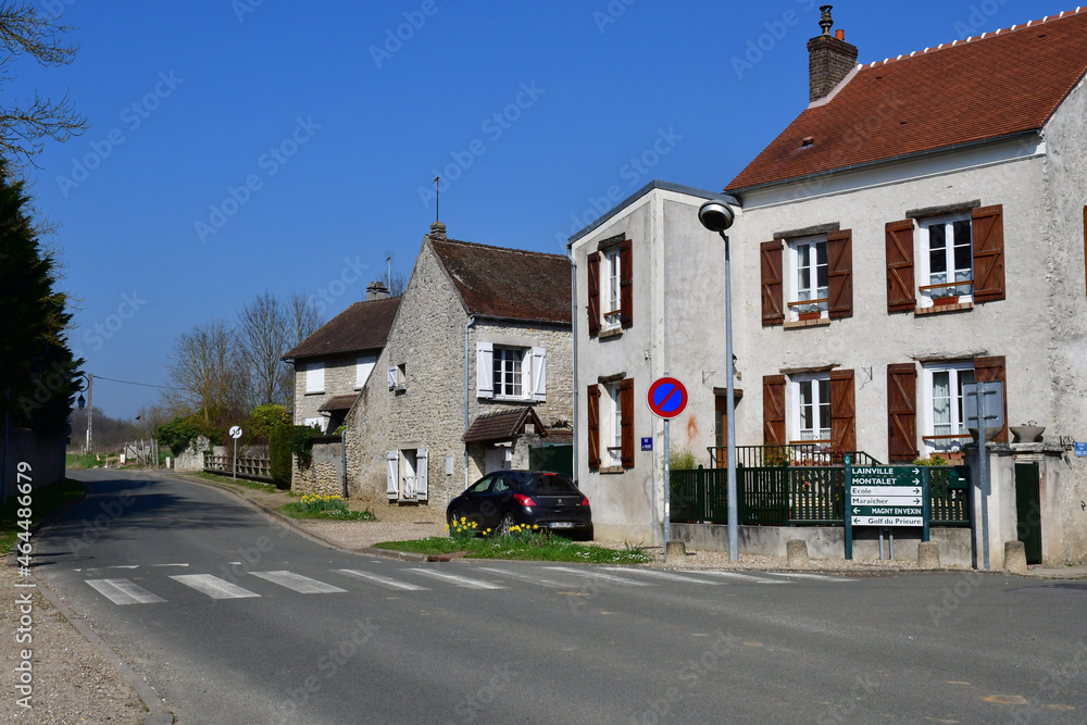Sailly; France - march 16 2017 : picturesque village