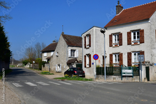 Sailly; France - march 16 2017 : picturesque village