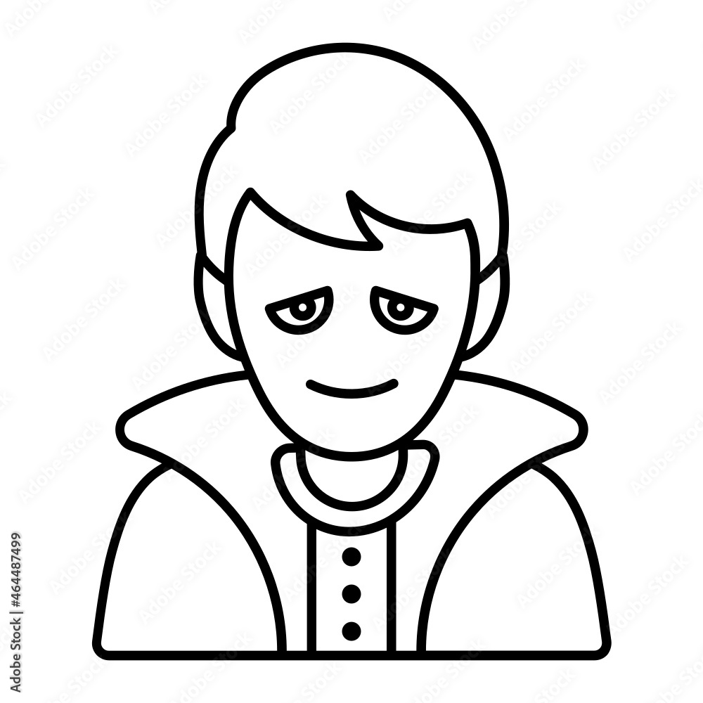 Kids Vampire outfit Concept, Vector Line Icon Design, Halloween costume Symbol, Holiday Celebrations Sign, Saints Eve festivals Stock illustration Kids Vampire outfit Concept, Vector Line Icon Design, Halloween costume Symbol, Holiday Celebrations Sign, Saints Eve festivals Stock illustration