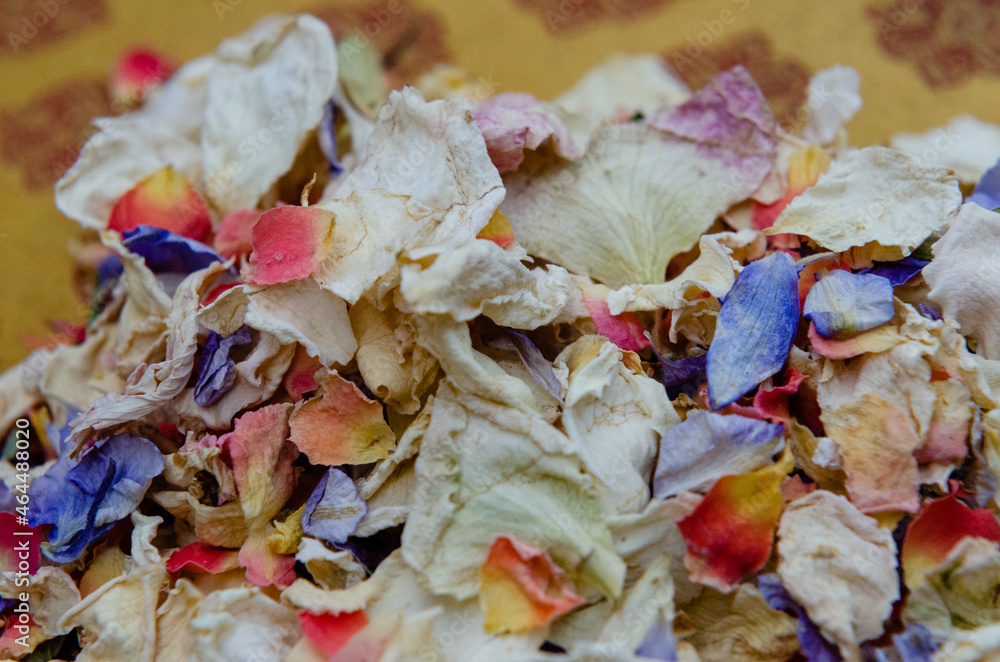 dried flowers used as confetti dried flowers used as confetti