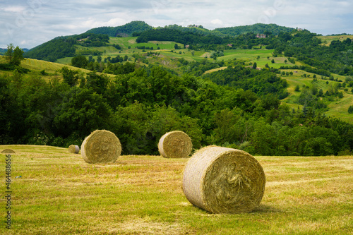 Rural landscape near Riolo and Canossa, Emilia-Romagna. photo