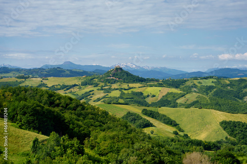 Rural landscape near San Polo and Canossa  Emilia-Romagna