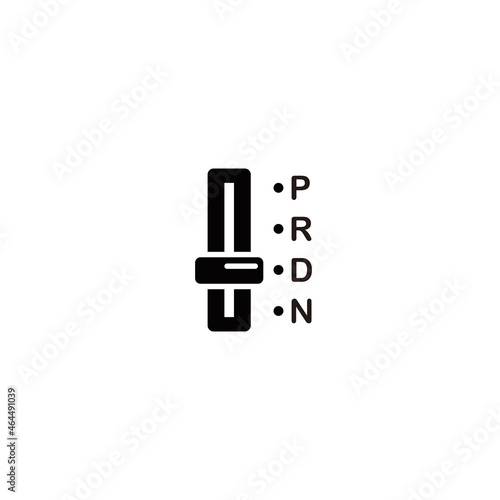 Automatic gearbox simple flat icon vector illustration