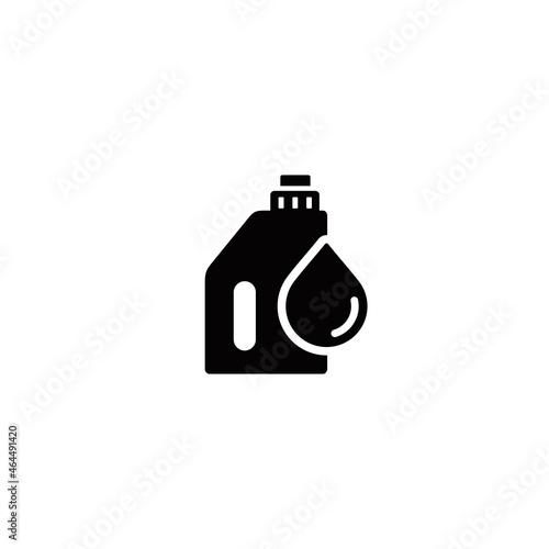 Car oil simple flat icon vector illustration