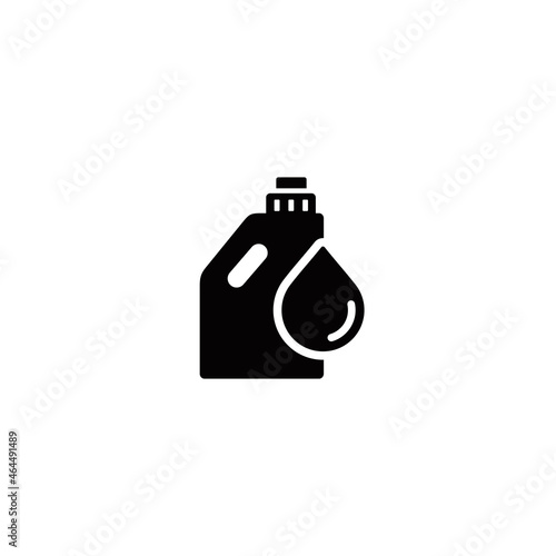 Car oil simple flat icon vector illustration
