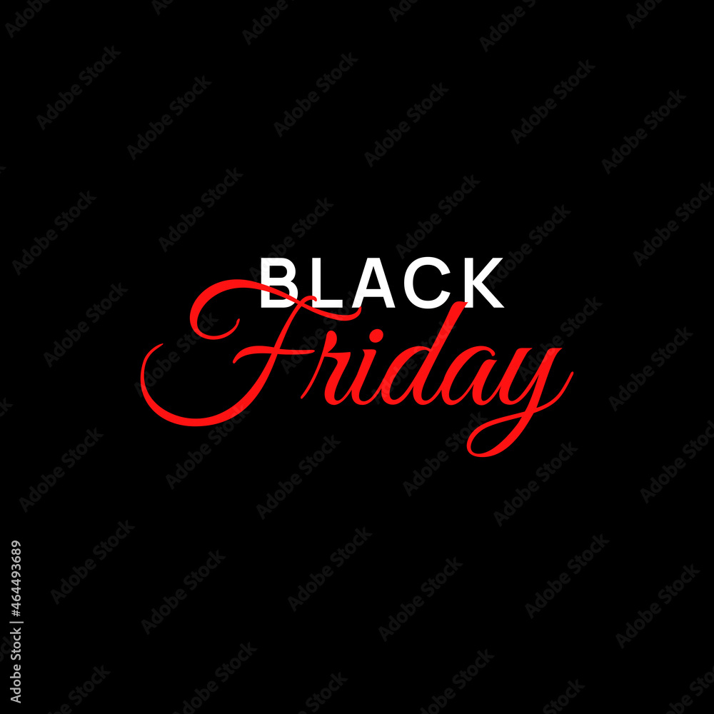Fototapeta premium Black Friday banner. Vector illustration