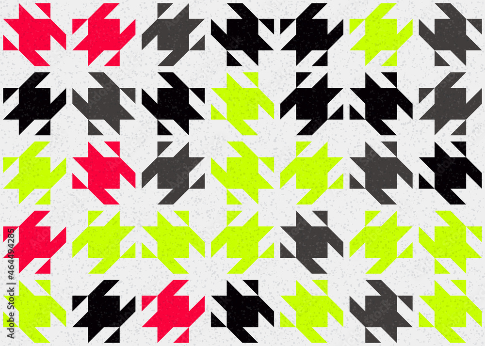 Abstract Geometric Pattern generative computational art illustration