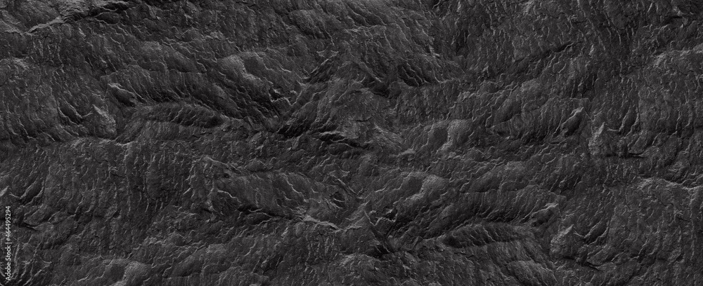 Fototapeta premium Abstract dark grey black slate background or texture.